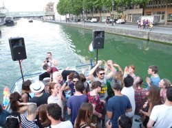 croisire musique sur le Canal de l'Ourcq