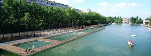 Projet de zone de baignade bassin de La Villette