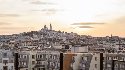 Vue sur le Sacr-Coeur depuis le rooftop du Generator  Valentine Tchoukhonine