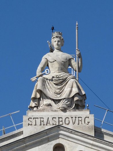 Gare de l'est statue Strabourg