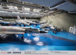 Avión de combate en el museo del aire y del espacio, prototipos - Foto Frédéric Cabeza