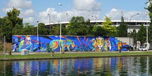 Graff de Marko 93 canal Saint-Denis  Seine-Saint-Denis Tourisme