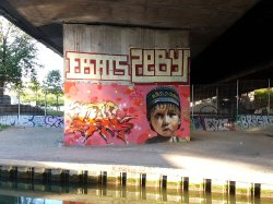 Street art sur les murs de Noisy-le-Sec - Bondy