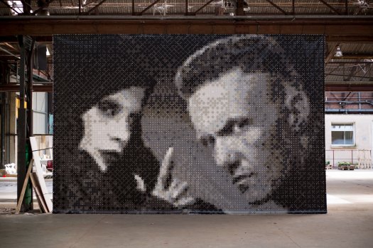Die Antwoord, oeuvre acheve avant accrochage par Kan