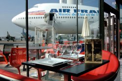 Visite et djeuner au Muse de l'air - Le Bourget - vue sur le Tarmac