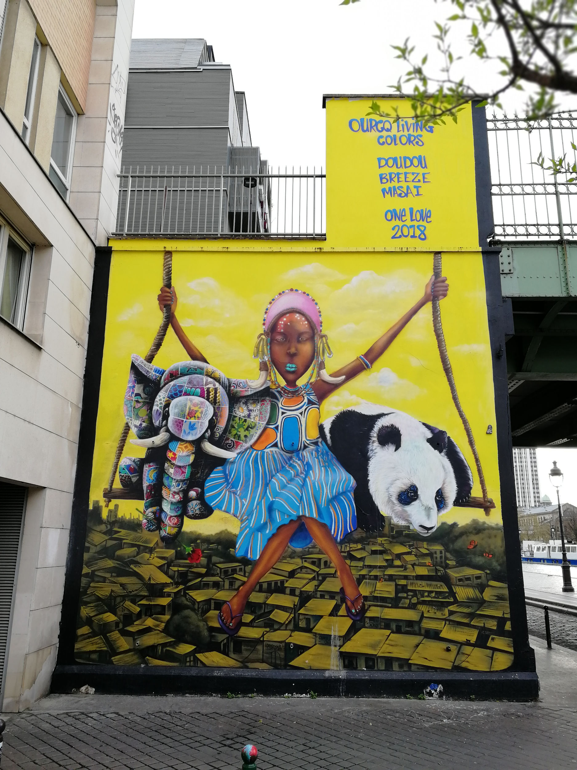 Ourcq Living Colors 2018, Doudou Style, Breeze et Masa