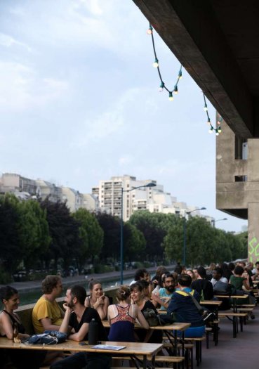 Terrasse du restaurant du CND  Marc Domage