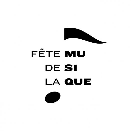 Fête de la musique - logo base noir et blanc