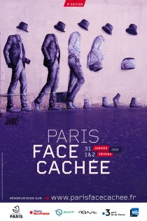 Paris Face Cachée 2020 - affiche par Levalet