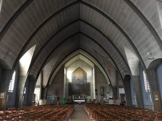 intérieur église Saint-Charles - Blanc Mesnil - Photo Guillaume Giraudon