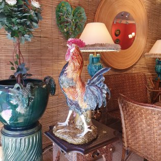 Galerie Vauclair at Paul-Bert Serpette market - rooster ceramic, Paul Colomra