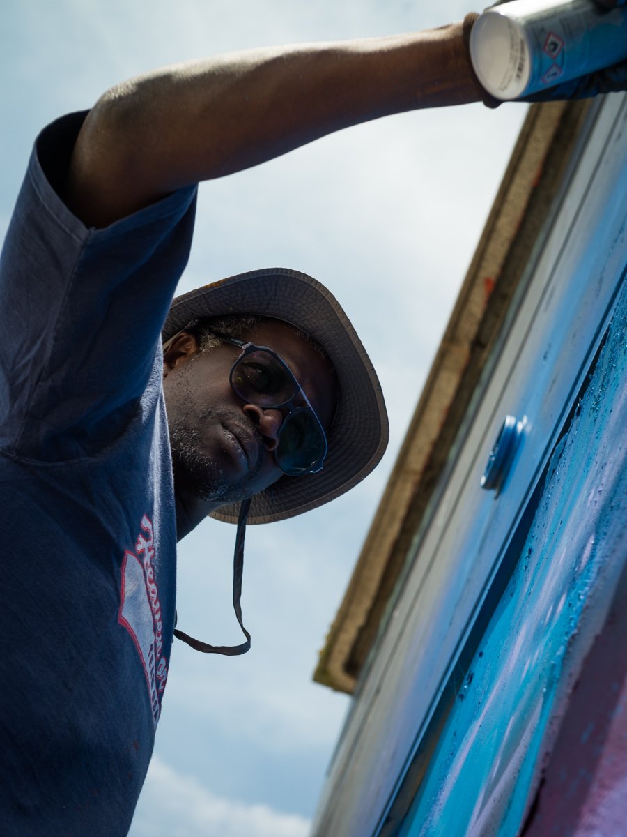 Hommage au street artiste Batsh