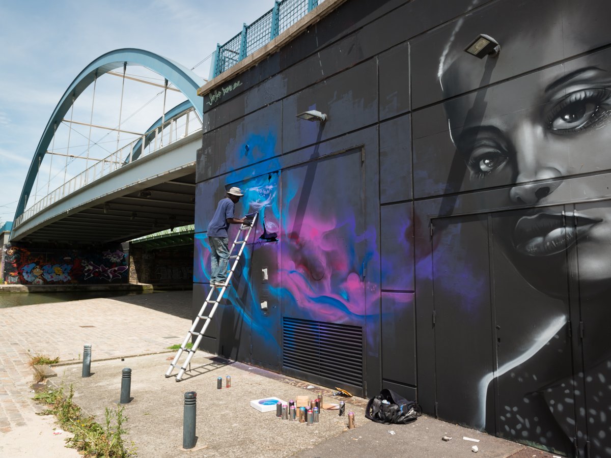 Hommage au street artiste Batsh
