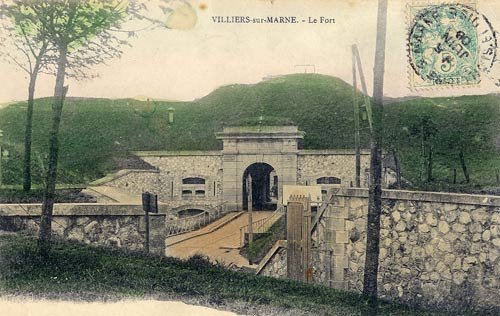 Carte postale du Fort de Villiers