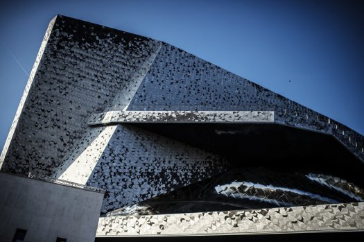 Philharmonie de Paris in France by Jean Nouvel Shades of gray 