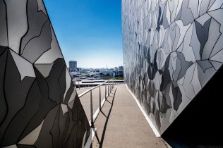 Philharmonie de Paris in France by Jean Nouvel Shades of gray 