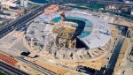 Le Stade de France en construction