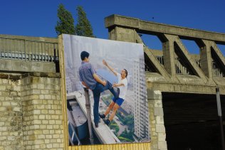 Exposition Li Wei dans le parc de La Villette en 2012