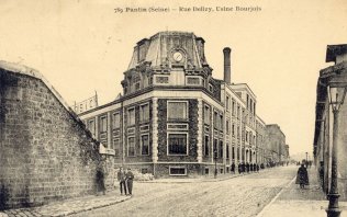 Usine Bourjois, rue Delizy  Pantin