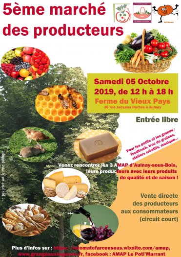 March des producteurs  Aulnay-sous-Bois