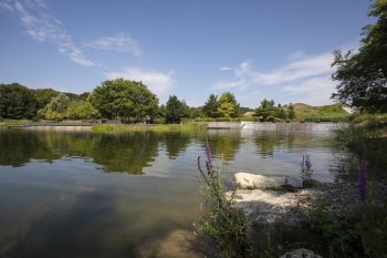 lac dans le parc Valbon  la Courneuve