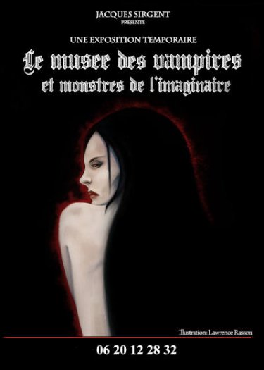Musée des vampires Paris 20e - affiche avec num tel