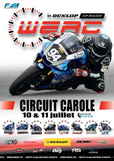WERC - course moto sur le circuit carole de Tremblay - 2021