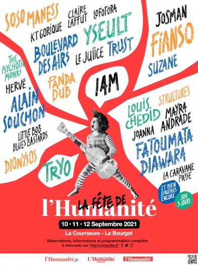 La Fête de l'Huma est de retour Bigfete-de-huma-2021-programme