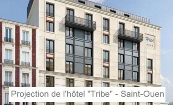 Projection de l'htel Tribe