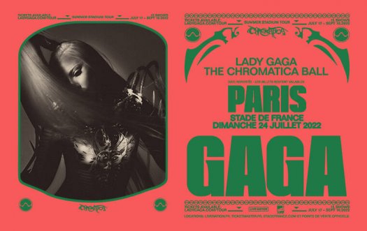 Lady Gaga en concert juillet 2022 au Stade de France