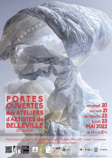 Portes ouvertes ateliers d'artistes de Belleville 2022