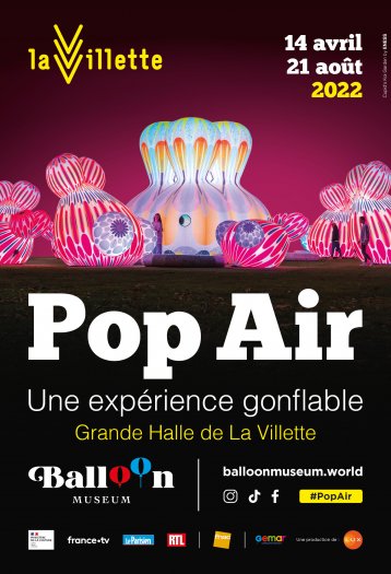 Exposition Pop Air à La Villette - affiche