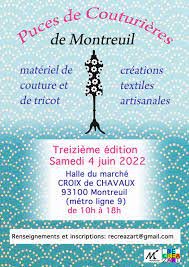 Puces des couturières - juin 2022 Montreuil