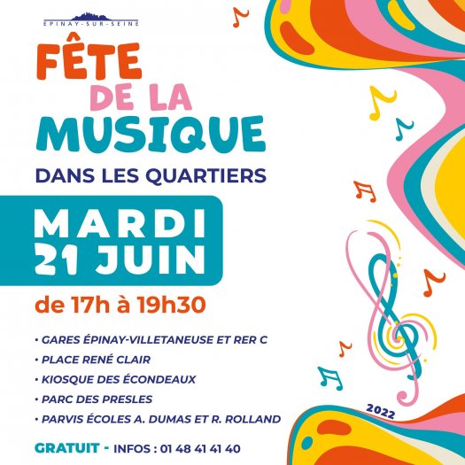 Fête de la musique 2022 à Épinay-sur-Seine