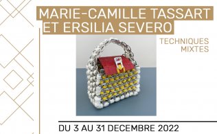 Marie-Camille Tassart et Ersilia Severo - exposition du 3 au 31 dcembre