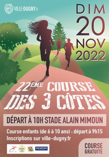 Course des 3 côtes Dugny 2022