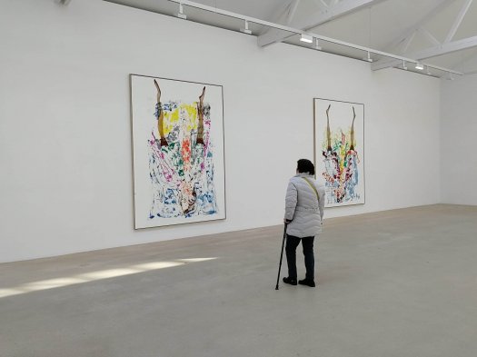 Georg Baselitz  la Galerie Thaddaeus Ropac