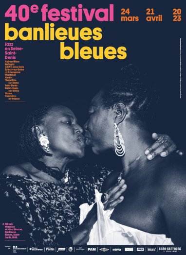 Festival Banlieues Bleues 2023 - affiche :  Guy Le Querrec / Magnum Photos