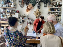 Atelier d'Alaric Chagnard, cr�ateur de masques