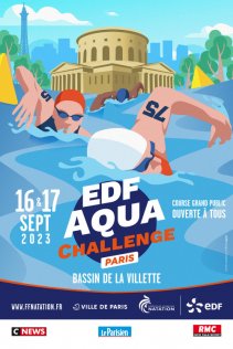 EDF Aqua Challenge - course de natation à Paris