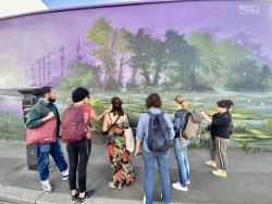 Visite street art � Montreuil