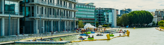 Que faire cet t  Pantin prs du canal de l'ourcq