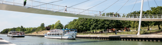 Pont au dessus du Canal de l'Ourcq 