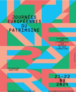 Affiche des JEP 2024  Ministre de la Culture - Graphisme : Des Signes