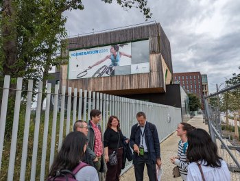 Visite quartier Pleyel Saint-Denis avec Tristan Bayle