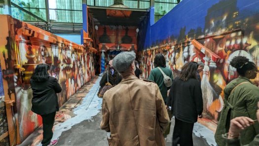 Le Garage B, lieu d'expression d'art Urbain