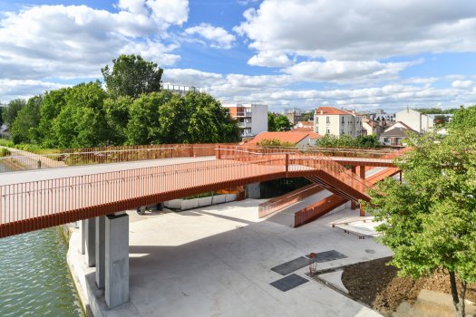 Passerelle Lucie Breard  Saint-Denis -  Ville de Saint-Denis - Aiman SAAD ELLAOUI