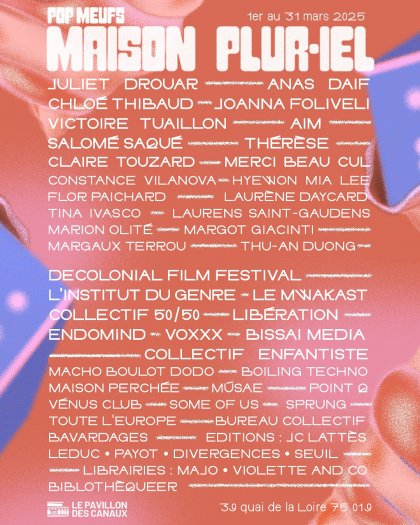 POP MEUFS Festival Maison Plur.iel