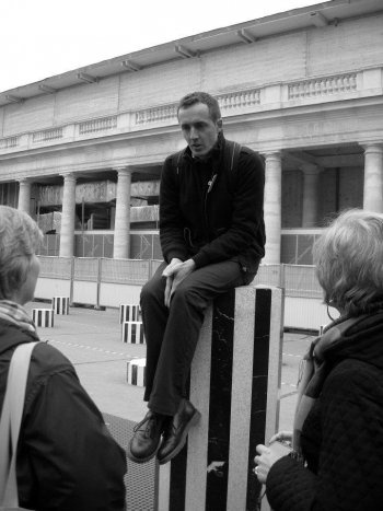 Tristan Bayle, visite au Palais Royal