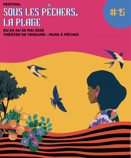 Sous les pchers, la plage